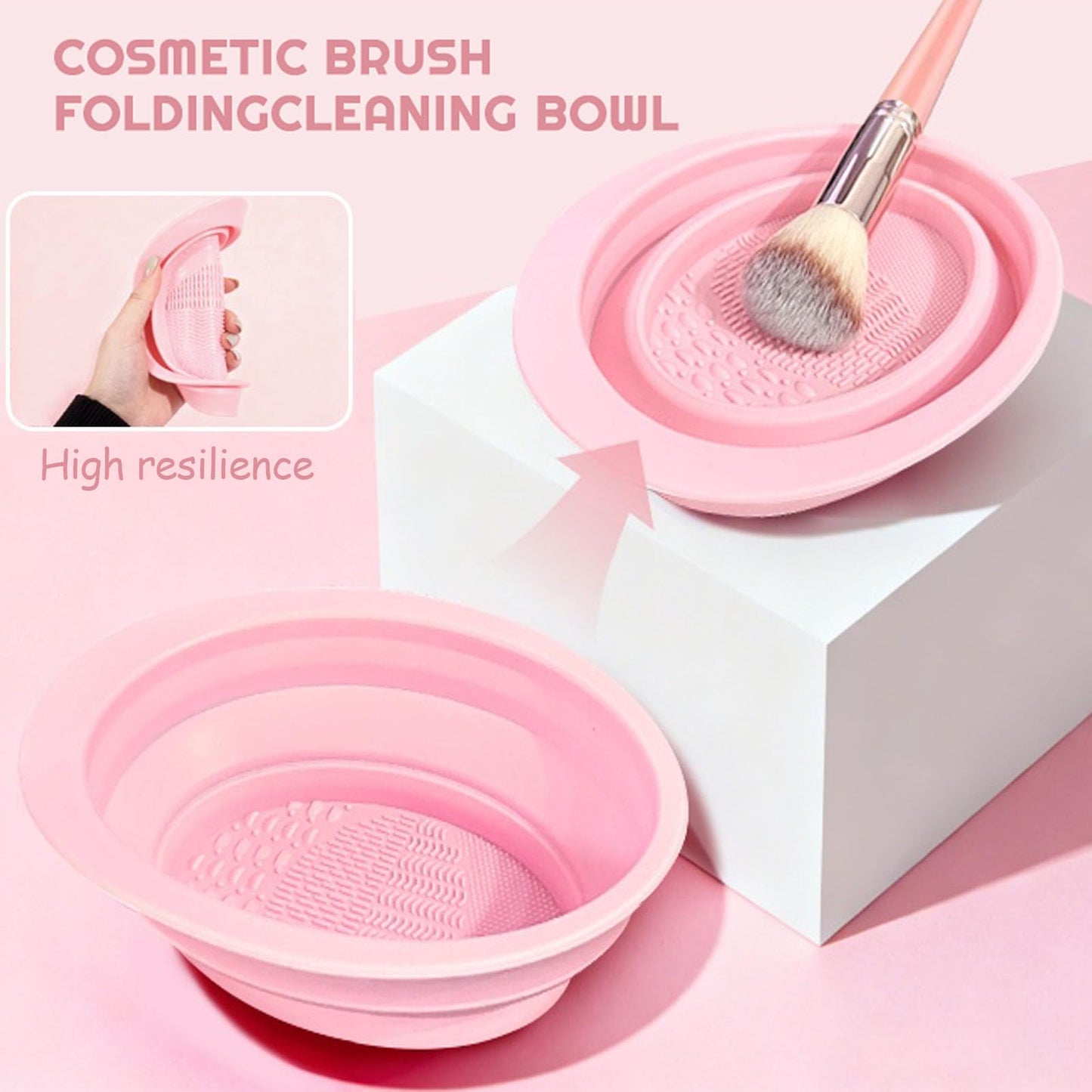 70Pcs Makeup Brushes Set, Pink Professional Makeup Brush Set Multi-functional Makeup Brush Kit, Eye and Face Makeup Brushes & Tools, Premium Synthetic Facial Makeup Accessories