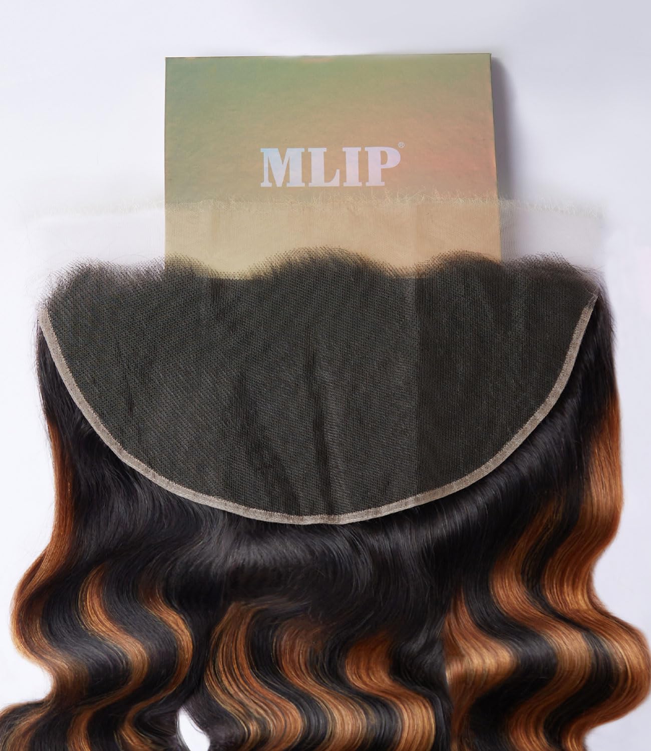 Mlip 2x6 HD Lace Closure Body Wave, 0.10mm Ultra Thin Invisible Swiss Lace, Skinlike Real HD Lace Melt into Skin Perfectly, Pre-plucked Natural Hairline, Raw Indian Human Hair 18 Inches Natural Color