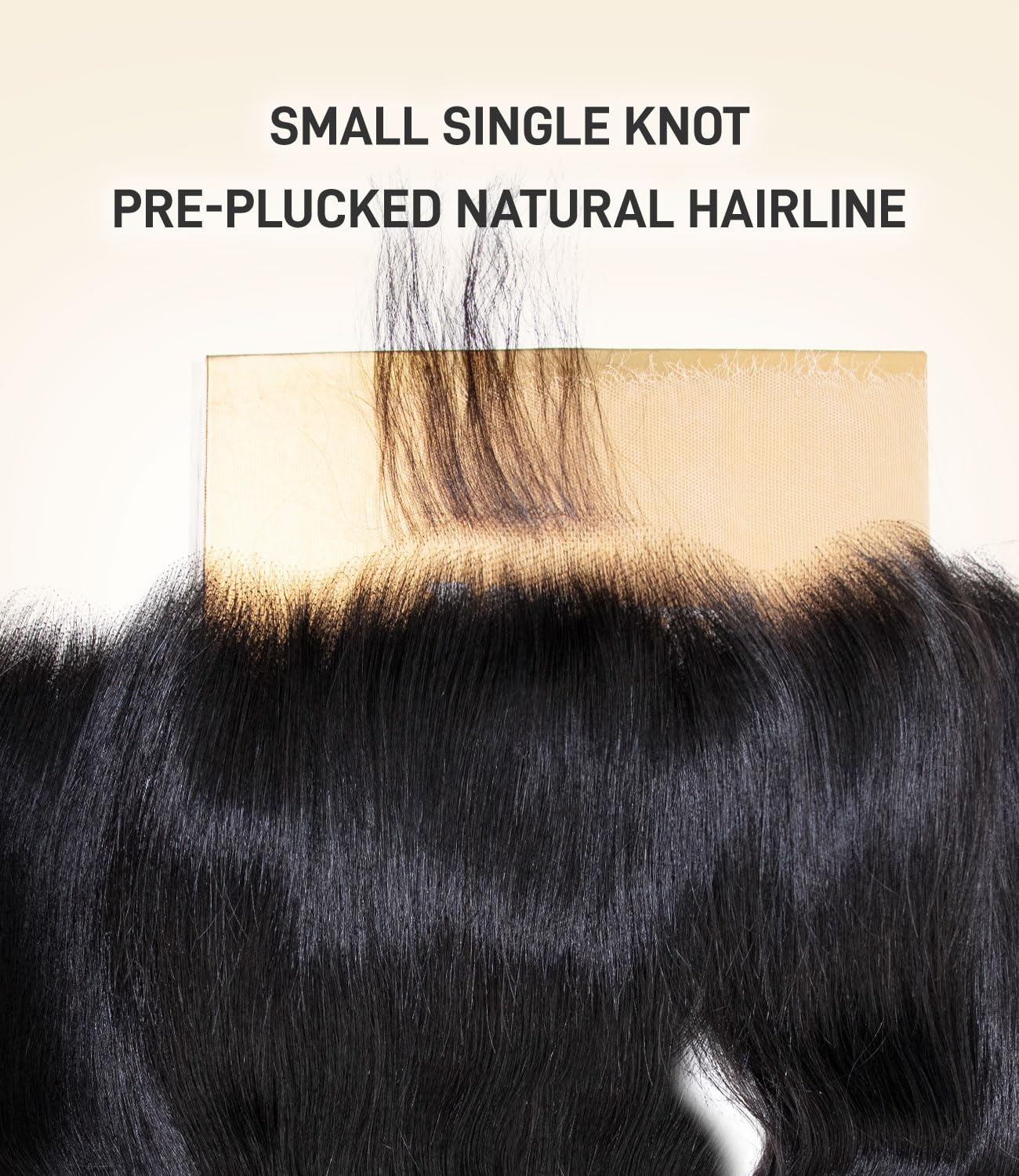 Mlip 2x6 HD Lace Closure Body Wave, 0.10mm Ultra Thin Invisible Swiss Lace, Skinlike Real HD Lace Melt into Skin Perfectly, Pre-plucked Natural Hairline, Raw Indian Human Hair 18 Inches Natural Color